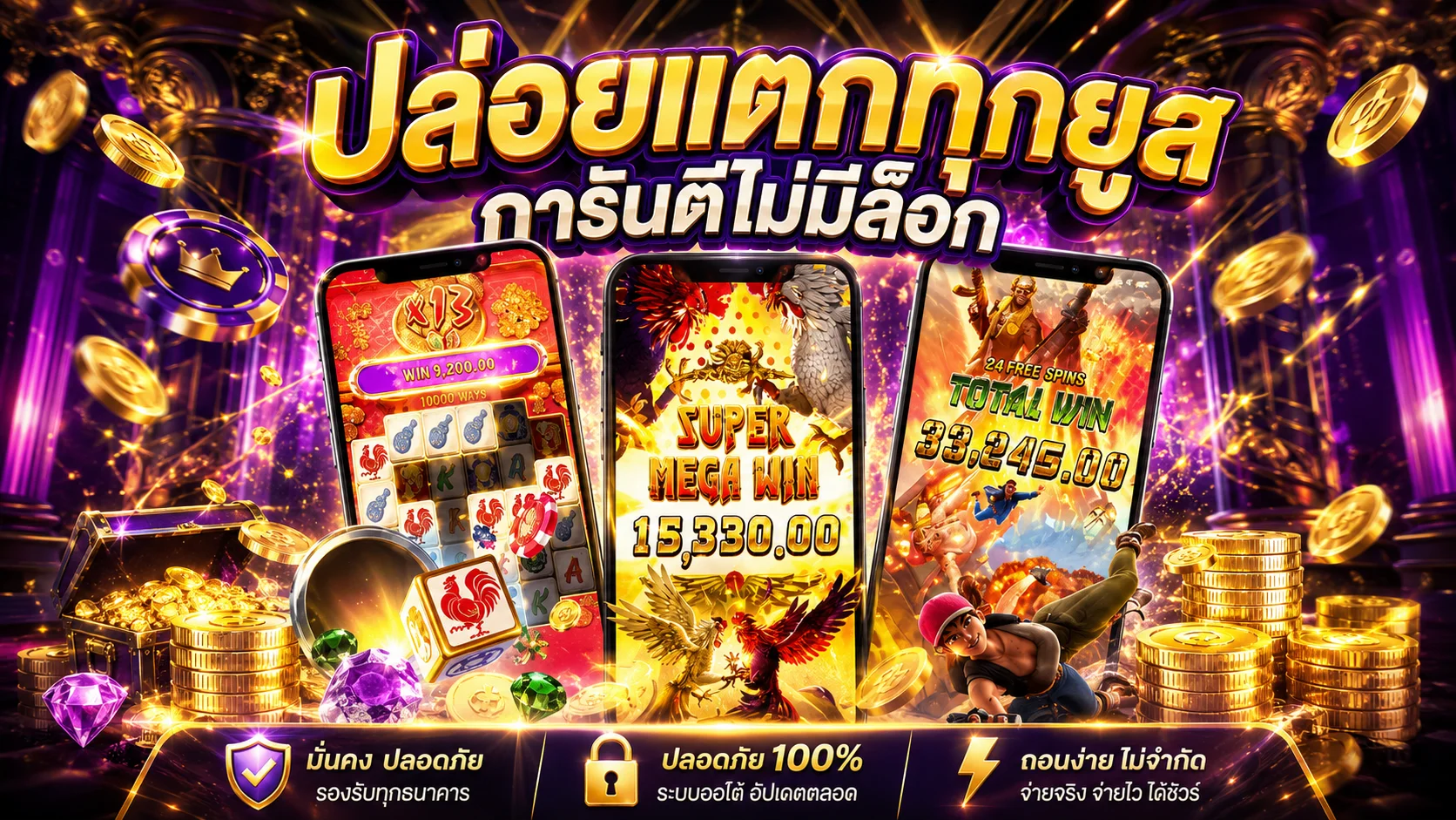M358 เว็บพนันออนไลน์ครบวงจร สล็อต บาคาร่า แทงบอล หวย